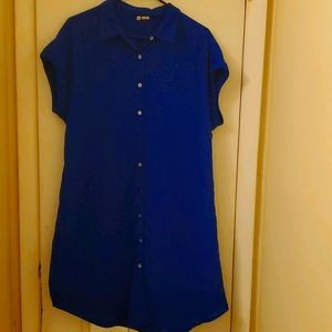 *2for$15*Japana Button Down Sleeveless Shirt Dress